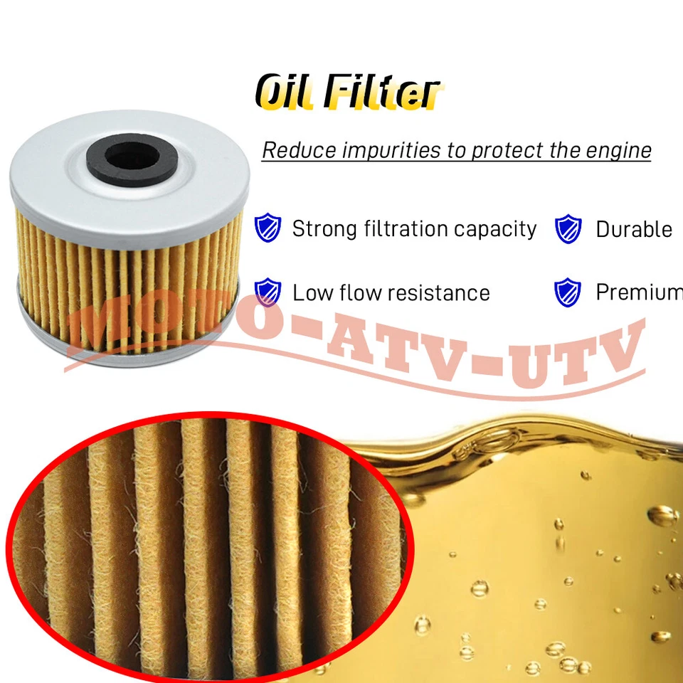 Oil Filter Spring Kit & O-Ring Set for Honda XR250L XR650L XL250R XL350R XL600R - Image 2 of 4