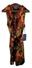 Simply Vera Sz 12 Floral Sleeveless Dress Brand New With Tag 