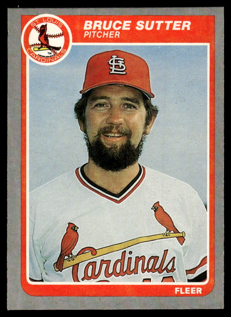 1985 Fleer #241 Bruce Sutter