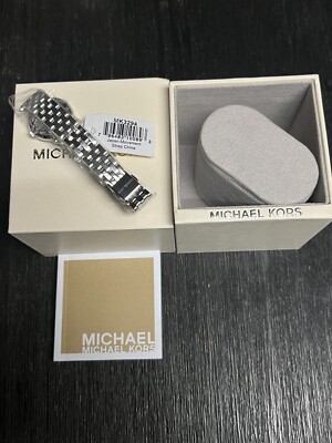 Brand New MICHAEL KORS Mini Darci MK3294 Silver Women display picture 1