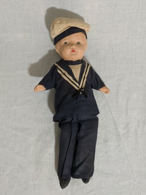 antique sailor doll