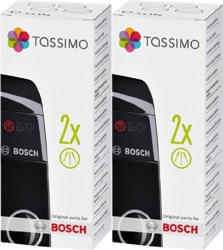 2 X TASSIMO Bosch Descaling Coffee 