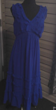 BLECKER 126 ROYAL BLUE SIZE 4 LONG DRESS