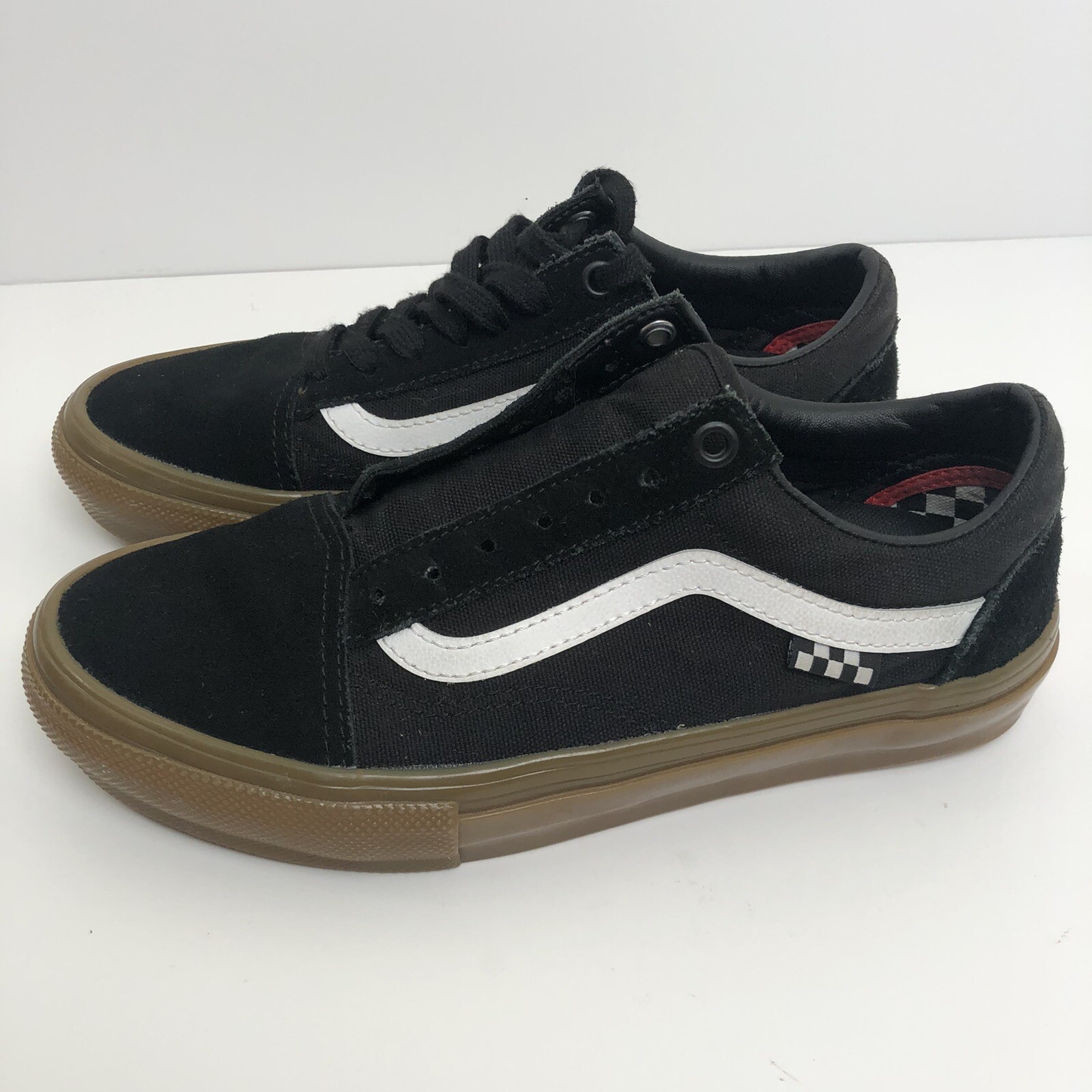 Vans Skate Old Skool Shoes Black/Gum Pop Cush Men's S… Gem