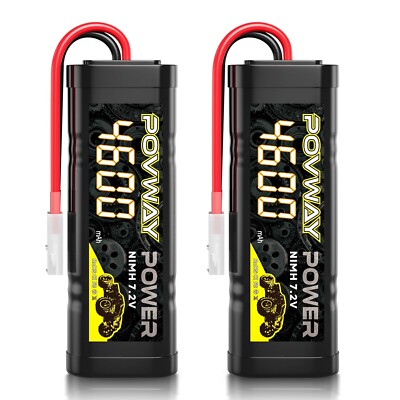 7.2V 4600mAh 6-Cell High Capacity RC NiMH Battery Pack with Tamya