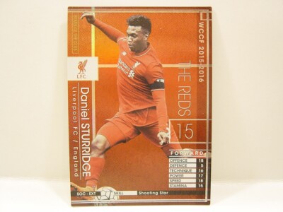 Panini WCCF 2015-16 SOC Daniel Sturridge 1989 England　No.15 Liverpool STARS CLUB