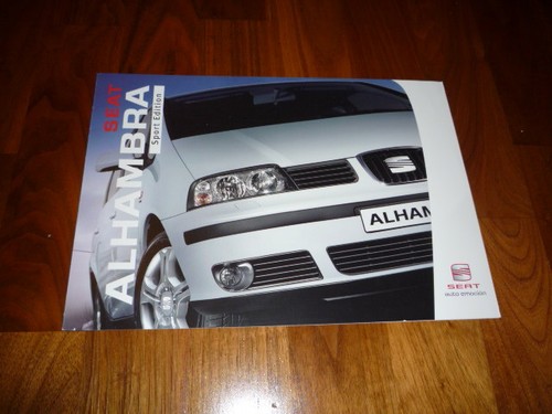 Seat Alhambra SPORT EDITION Prospekt 11/2007 - 第 1/1 張圖片