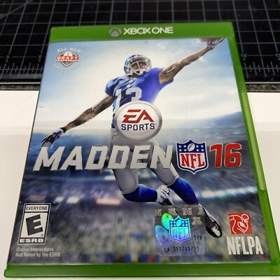 Xbox 1 Madden NFL 16 (Microsoft Xbox One, 2015) Tested!!