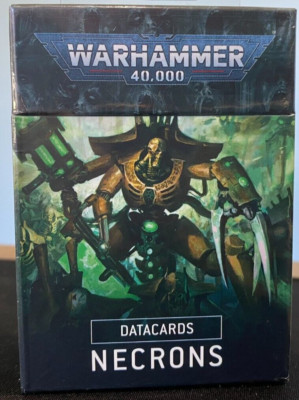 Datacards: Necrons - Warhammer 40k - Brand New! 9th Edition Fast Shipping!
