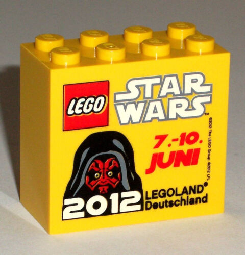 LEGO LEGOLAND Sammelstein collectible brick block STAR WARS 2012 Darth Maul - Afbeelding 1 van 1
