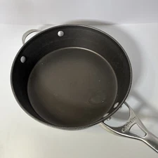 Calphalon #5003 3 Qt Saute Pan Skillet Hard Anodized Aluminum Non Stick VTG USA