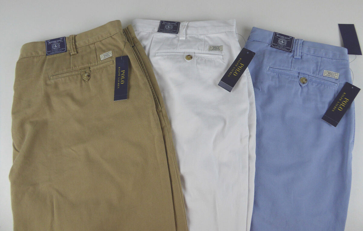 Polo Ralph Lauren Flat Front Cotton Bedford Chino Pants Polo Ralph Lauren Flat Front Cotton Bedford Chino Pants
