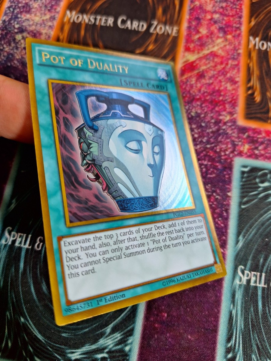 Yu-Gi-Oh! TCG Pot of Duality PGL2-EN055 Gold Rare 1st Edition Near Mint