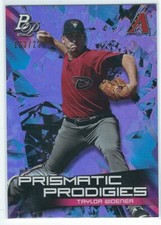 2019 Bowman Platinum Prismatic Prodigies Purple Taylor Widener Insert!! 163/250!