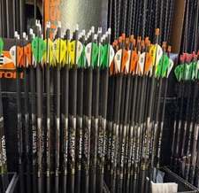 1Dz New 2025 Easton 5.0 Arrows - 2" Blazer Vanes - 300 Fletched Bowhunting Uncut