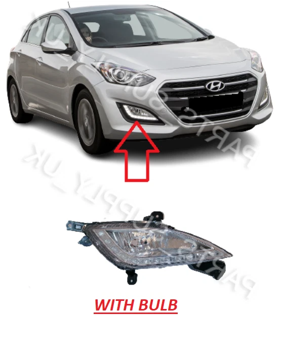 NEW FOR HYUNDAI I30 12 17 FRONT BUMPER FOG LIGHT LAMP RIGHT O S