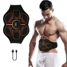 Abs Trainer Belt Abdominal Electric Toning Belts USB Waist Belly Weight Loss