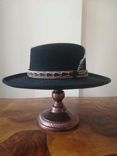 Cappello Western Vintage Stetson vita felt stile Appaloosa feltro nero 57cm  | eBay