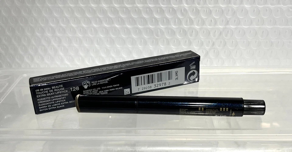Cle De Peau Beaute Shade 128 Extra Silky Lipstick Full Size .07oz New NIB - Image 3 of 4