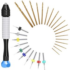 Juego de microbrocas con tornillo de banco Taladro manual peque o - Taladro ma