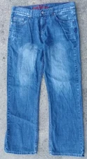 Red Camel Mens Bootcut Blue Jeans 34 × 30 Very Good Condition Nice Fade 