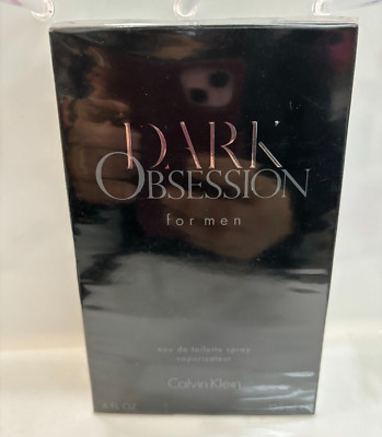 Dark obsession by Calvin Klein EDT 4 fl oz men factory sealed(& 1 free perfume)
