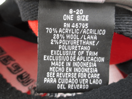Roca Wear Red \ Navy Blue Elastic Band Ball Cap Hat One Size - Picture 5 of 7