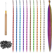 Haarverlängerungs Extensions Bunt, Haarverlängerungen, Strähnen Haarsträhnen Kit