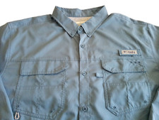 XL PFG Columbia Blood N Guts Omni Shade Fishing Shirt Mens L Performance FM7046