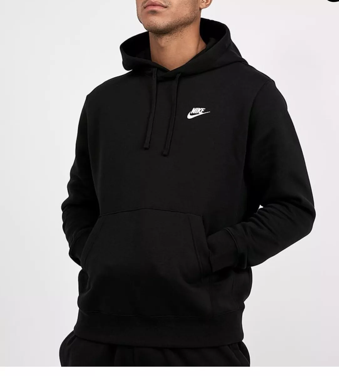 Nike Men s Sportswear Club Fleece Full Zip Hooded jacket BlackBV2645