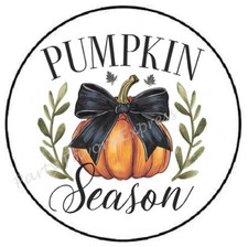 PUMPKIN SEASON HALLOWEEN ENVELOPE SEALS LABELS STICKERS PARTY FAVORS
