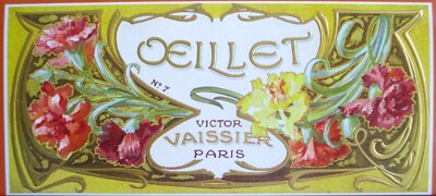 Papyrus Oeilet Victor Vaissier Paris Blank Greeting Card
