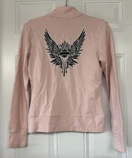Ladies Harley Davidson Jacket Size Small Pink & Black