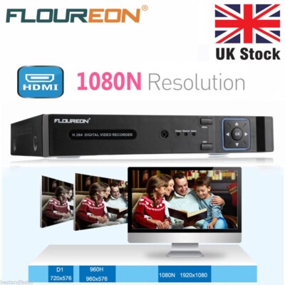 FLOUREON CCTV 8CH 1080N HDMI P2P DVR Security Camera Video