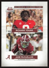 2023 Bowman University Alabama Crimson Tide #95 Richard Young / Jase McClellan