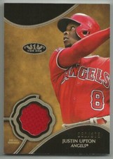 2019 TOPPS TIER ONE JUSTIN UPTON TIER ONE JERSEY 082/375 Angels
