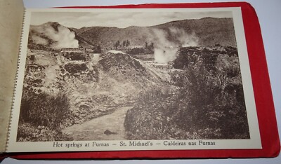 Souvenir of St. Michael s Island Portugal Furnas Lake of Seven Cities Postcards 