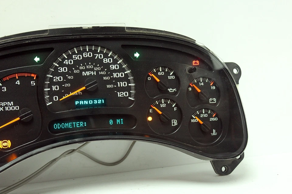 03-05 RECONSTRUIDO CHEVY GMC DURAMAX cuadro de instrumentos diésel devolución de dinero de $70 Foto 3 de 4