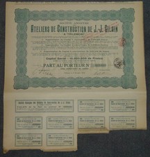 Societe Anonyme des Ateliers de Construction de J.-J. Gilain 1924