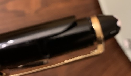 Vintage Two Original Montblanc Meisterstock Ball Point Pens For Parts Repair - Picture 7 of 19