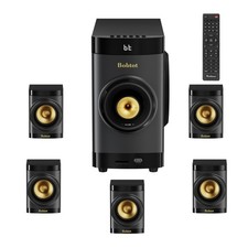 Bobtot Home Theater Speaker System 200W 5.1 Channel with Bluetooth and Subwoofer