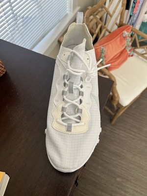Size 12 - Nike Epic React Flyknit Triple White