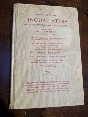Lingua Latina Volume I Hans H. Oerberg 1965 Nature Method Language Institutes