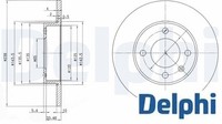 2X Bremsscheibe Delphi BG2117 2 Bremsscheiben Vorderachse Vorne