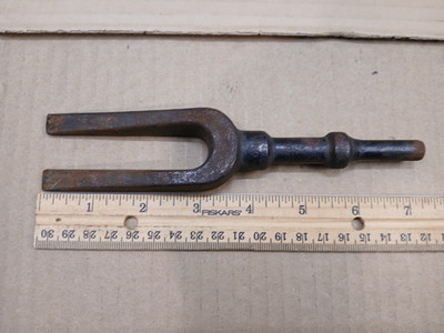 Unbranded Vintage Forked Jack Hammer Bit? 7-1/4'' Long Pre-Owned
