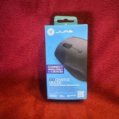JLab GO Charge Mouse - bis zu 3 Multi-Device - kompakte kabellose Maus