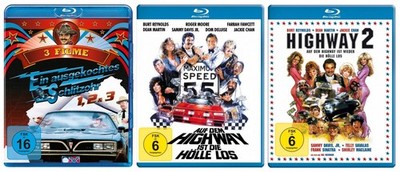 Ausgekochtes Schlitzohr 1-3 + Auf dem Highway ist die Hölle los 1 + 2 # BLU-RAY