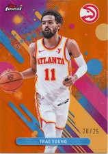 Trae Young 2025-26 Topps Finest Orange Refractor Atlanta Hawks 20/25