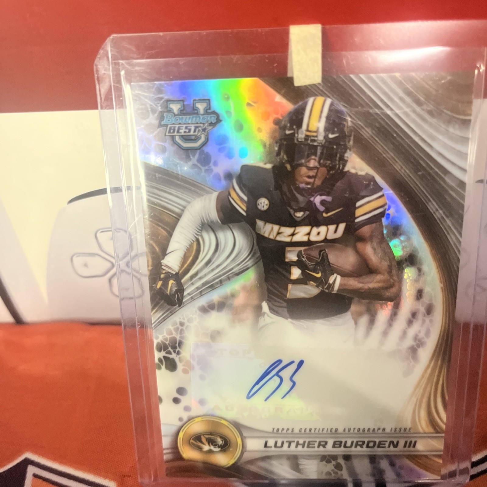 2024 Bowman's Best University Best of 2024 Autographs Luther Burden #BOA-LB