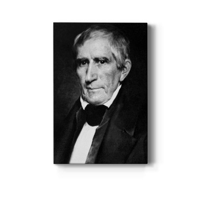 William Henry Harrison Presidental Portrait Wall Art, Premium Gallery Wrapped...